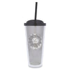 Disney Parks Jack Skellington Double Wall Tumbler with Straw Jack is Back New