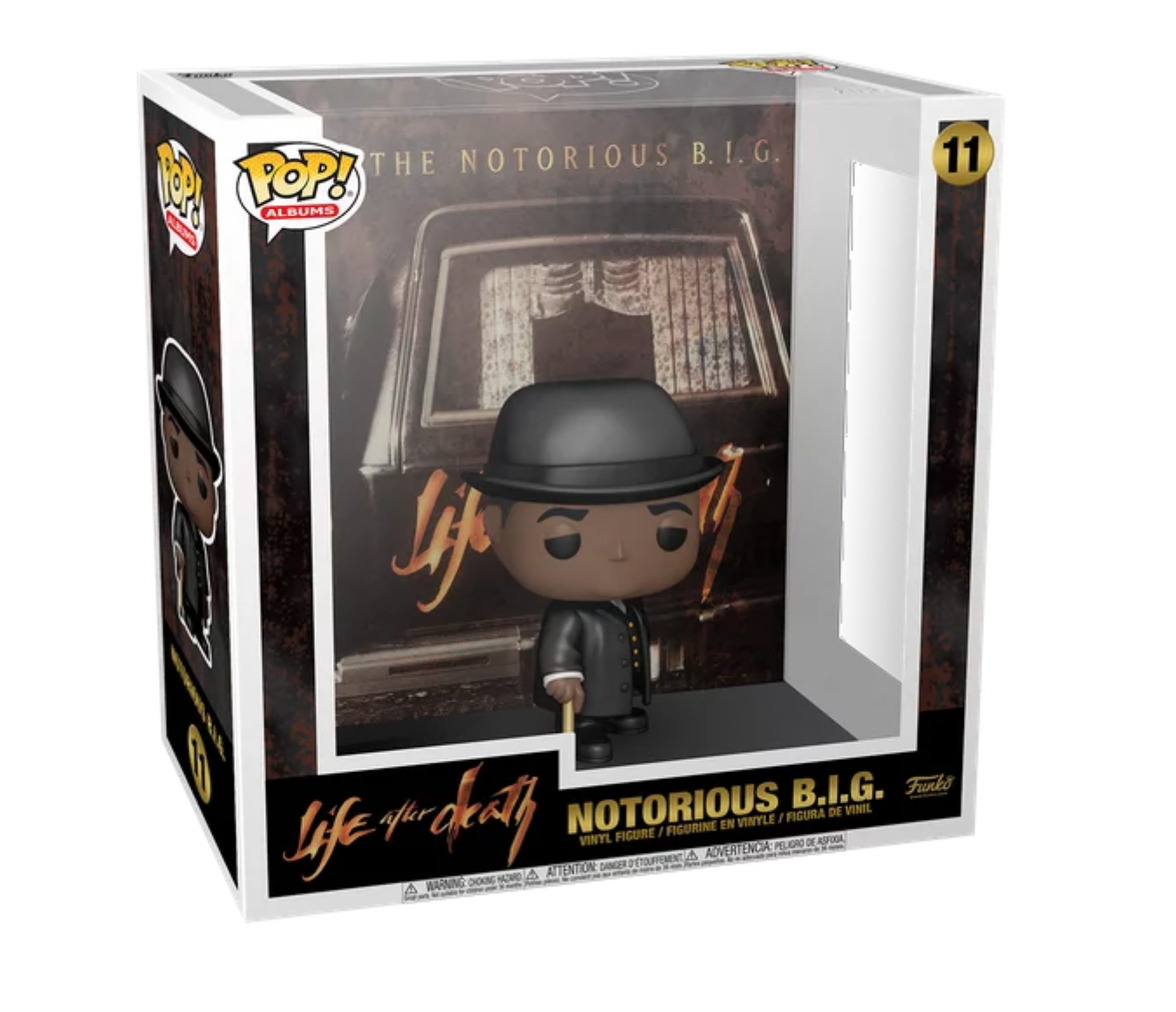 Funko Pop! Notorious B.I.G. Albums Biggie Life After Death Figure New Protector