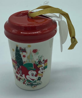 Disney Walt Disney World Icons Parks Holiday Starbucks Tumbler Ornament New