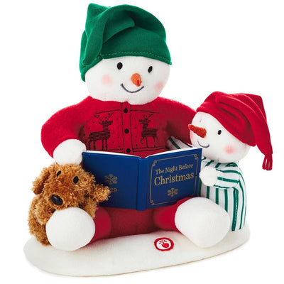 Hallmark Storytime Christmas Snowman Singing Plush with Motion New with Tag