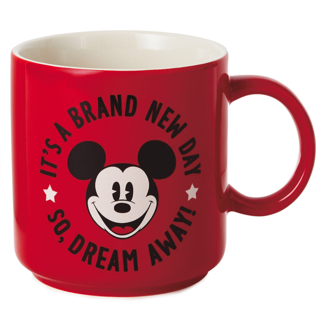 Hallmark Disney Mickey It's a Brand New Day so Dream Away Coffee Mug New