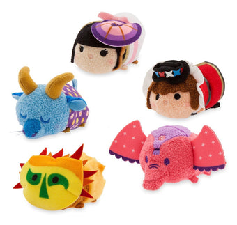 Disney Parks It's a Small World Tsum Tsum Set Plush New with Tags