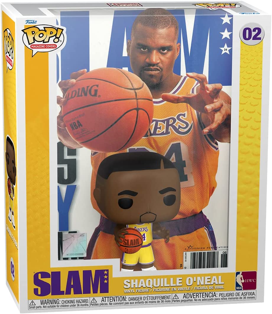 Funko Pop! NBA Cover SLAM Shaquille O'Neal New Sealed