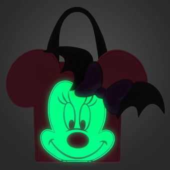 Disney Halloween Glows in the Dark Minnie Mouse Trick or Treat Bag New with Tag