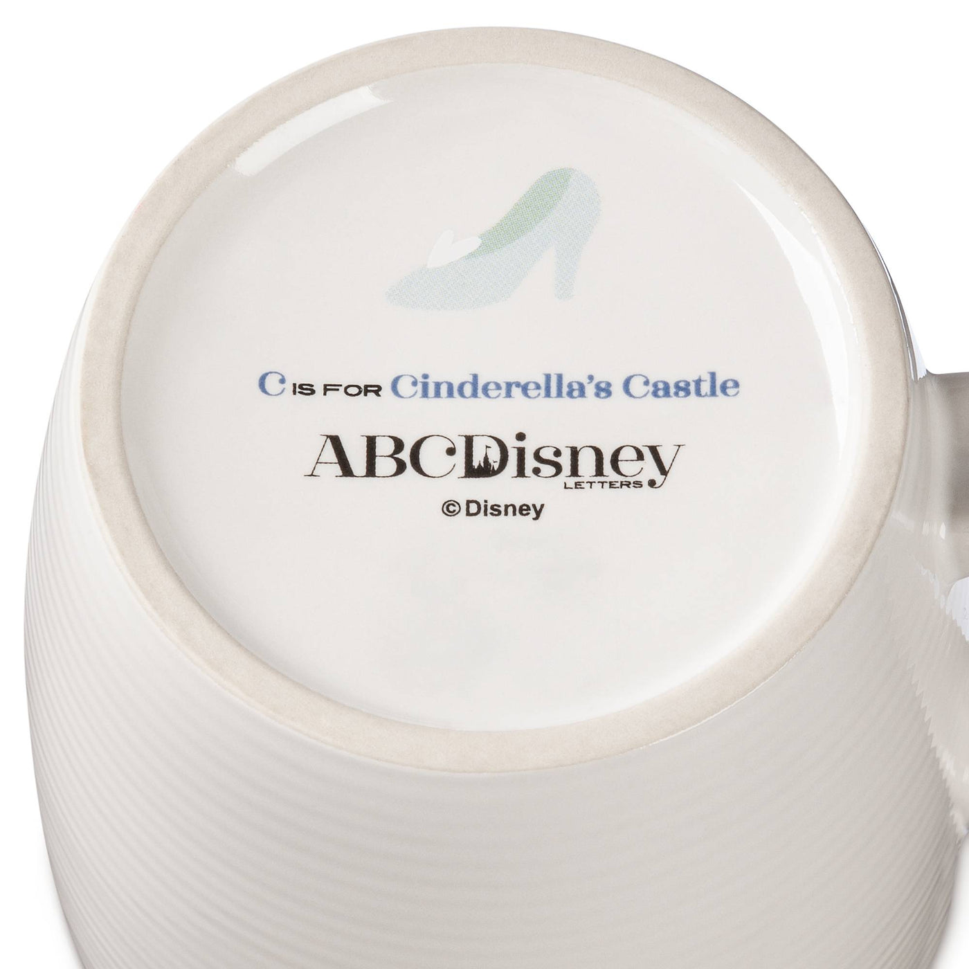 Disney Parks ABC Letters C is for Cinderella's Castle Ceramic Coffee Mug New