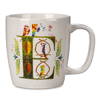 Disney Parks ABC Letters E is for Enchanted Tiki Room Ceramic Coffee Mug New