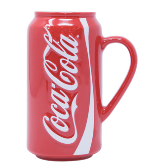 Authentic Coca-Cola Coke Can Sculpted Mug 12oz New
