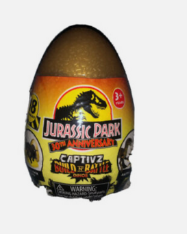 Jurassic World 30th Captivz Build N' Battle Dinos Mystery Egg Random New Sealed