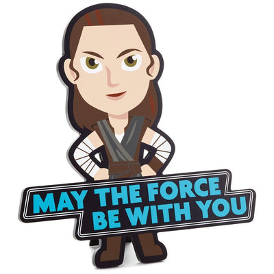 Hallmark Star Wars Rey Wall Decor May The Force Be With You New