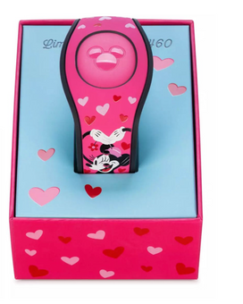 Disney Parks Magic Band Mickey and Minnie Valentine New with Box