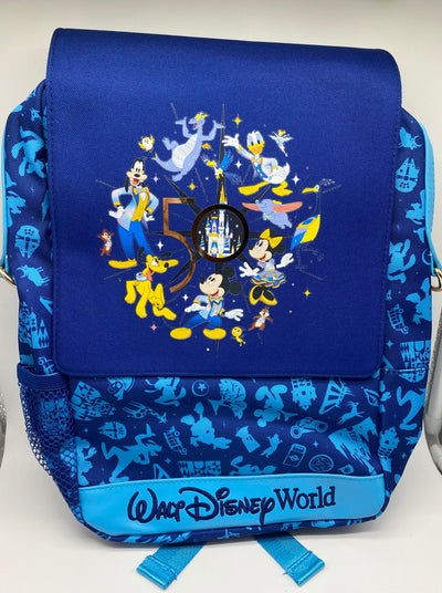Disney Parks WDW 50th Celebration Mickey and Friends Backpack New with Tag