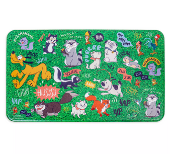 Disney Critters Chaos Collection Jaq Lucifer Meeko Figaro Pet Feeding Mat New