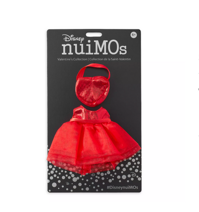Disney NuiMOs Collection Outfit Valentine's Day Dress Set New with Card