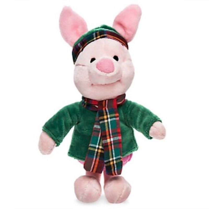 Disney Store 2016 Holiday Piglet Mini Bean Bag Plush New with Tags