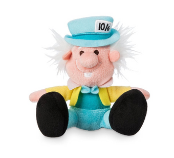 Disney Mad Hatter Alice in Wonderland Tiny Big Feet Plush Micro New With Tags