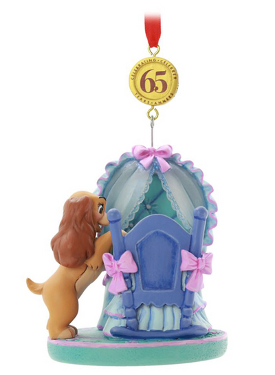 Disney Lady and The Tramp Legacy Sketchbook Christmas Ornament New With Tag