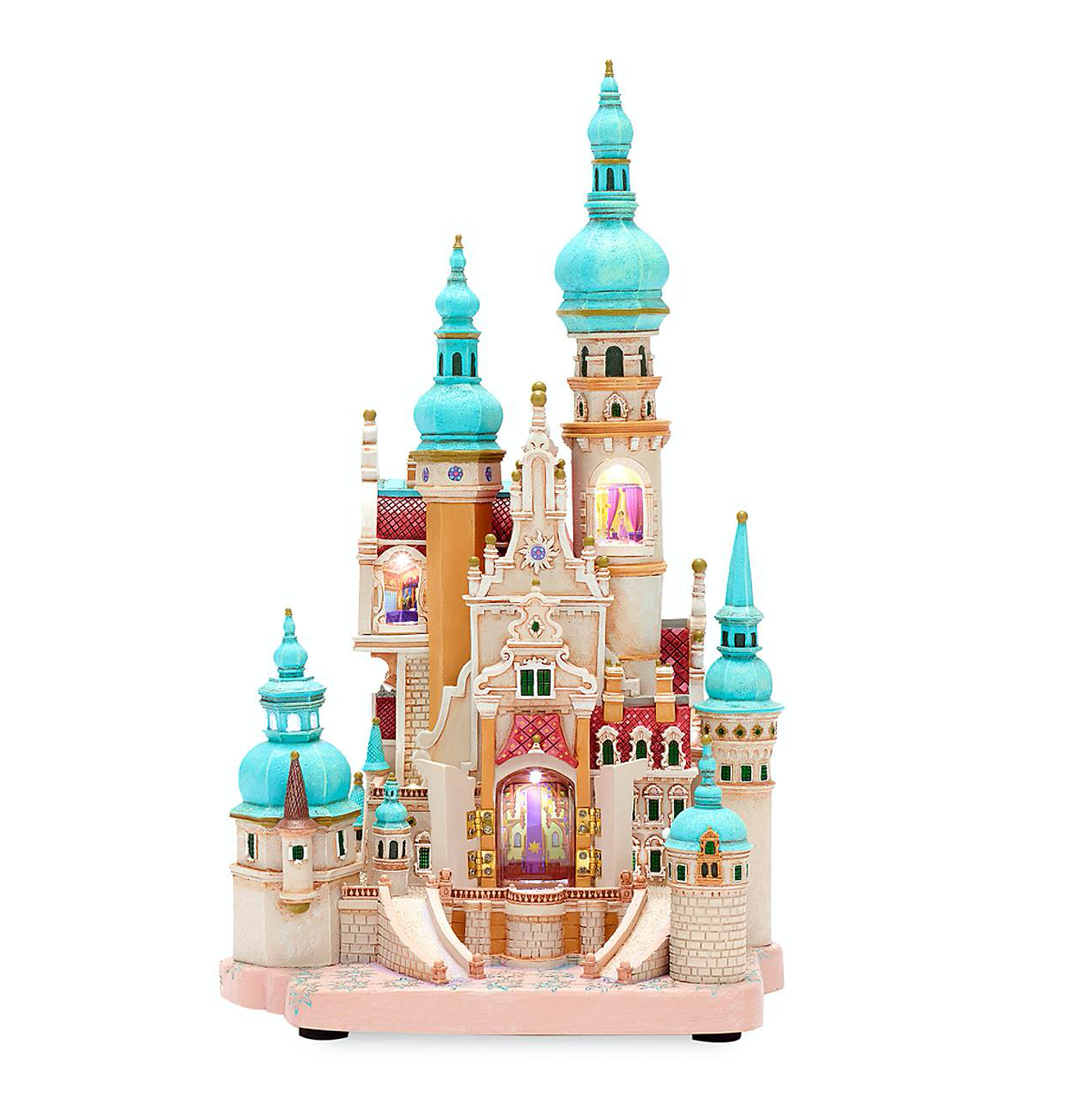 Disney Parks Rapunzel Castle Light-Up Figurine Limited Release New with Box