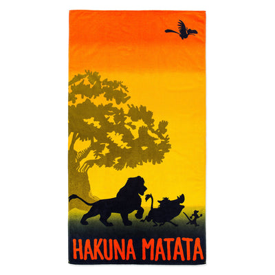 Disney Parks The Lion King Hakuna Matata Beach Towel New with Tags