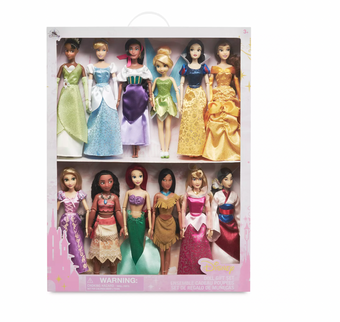 Disney 12 Princess Classic Fashion Doll Collection Gift Set New with Box