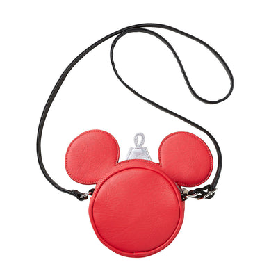 Disney Parks Mickey Mouse Icon Christmas Ornament Crossbody Bag New with Tags