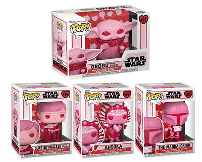 Funko POP Valentines Star Wars Collectors Set Figures Toy New With Box