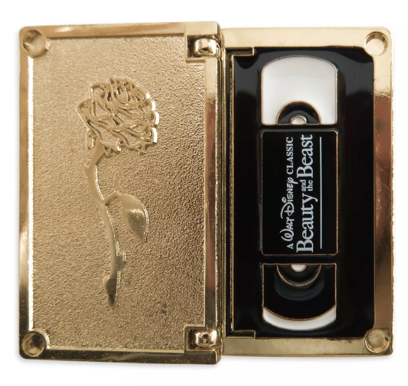 Disney Beauty and the Beast VHS Pin Set Limited Release New