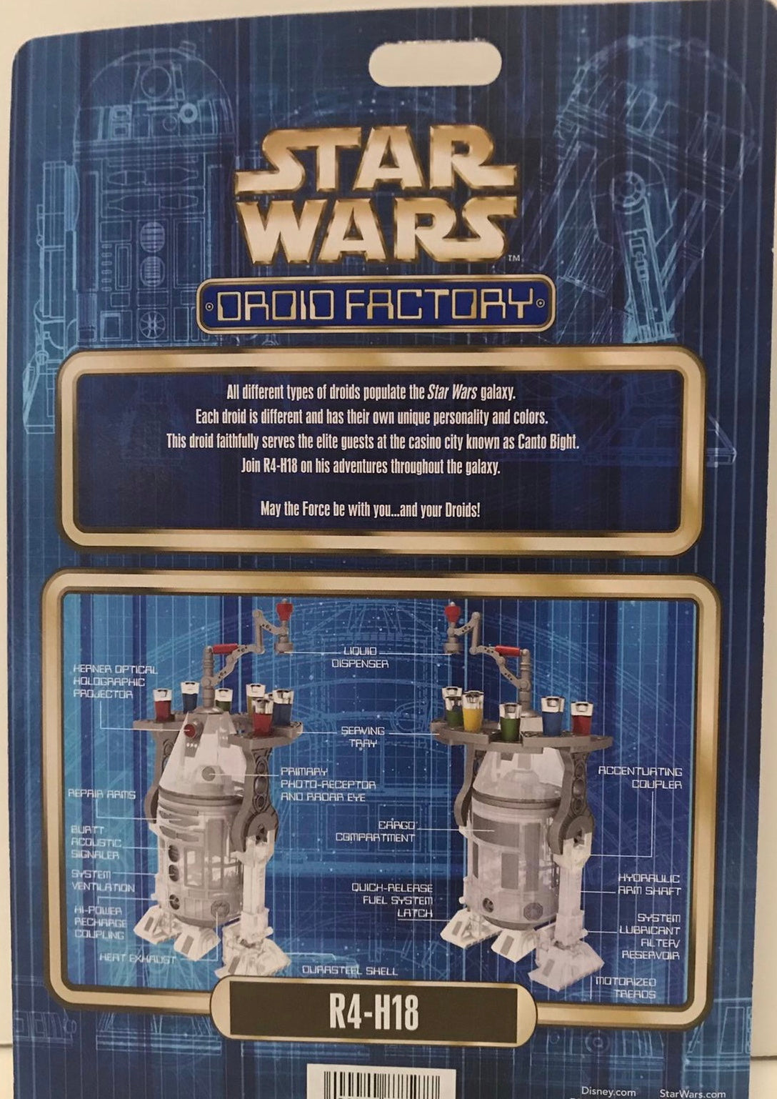 Disney Parks Star Wars R4-H18 Droid Factory Holiday New with Box