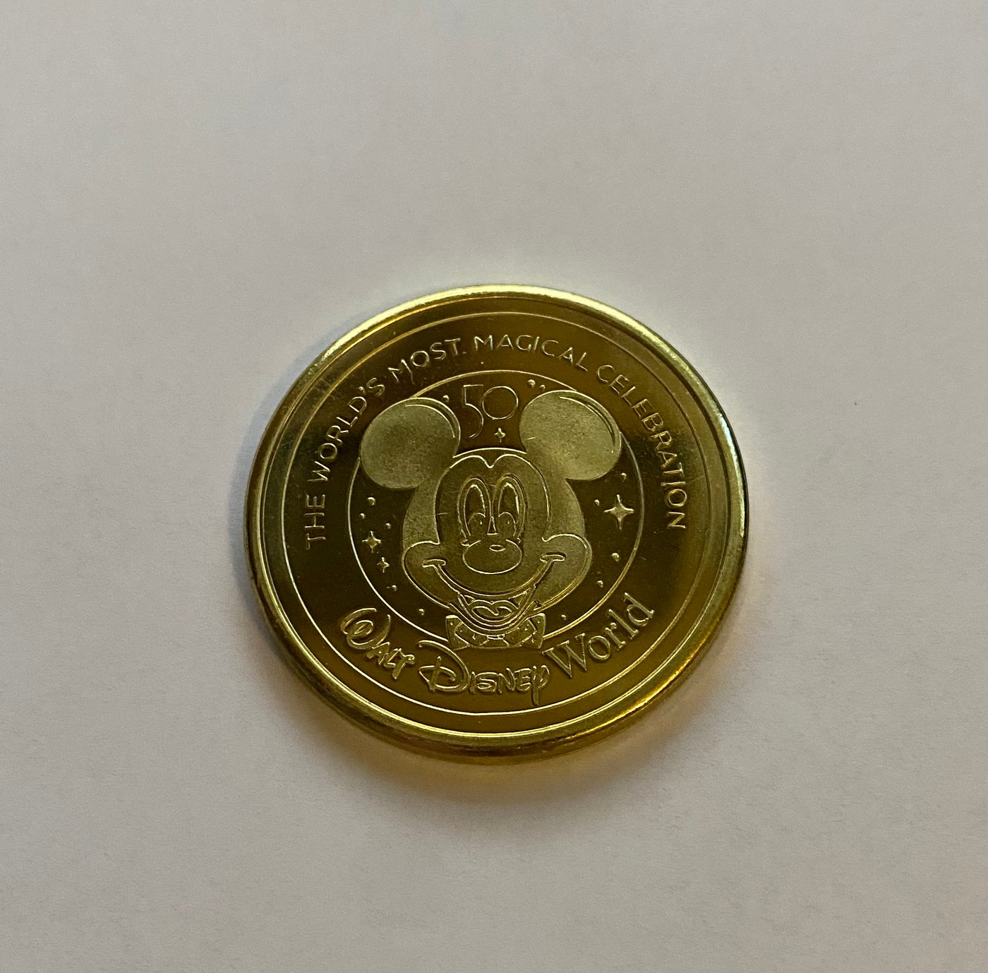 Disney Parks WDW 50th Magical Celebration Polynesian Resort Coin Medallion New