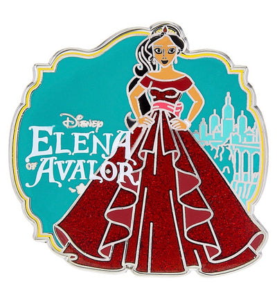 Disney Parks Glitter Elena of Avalor Pin New with Card