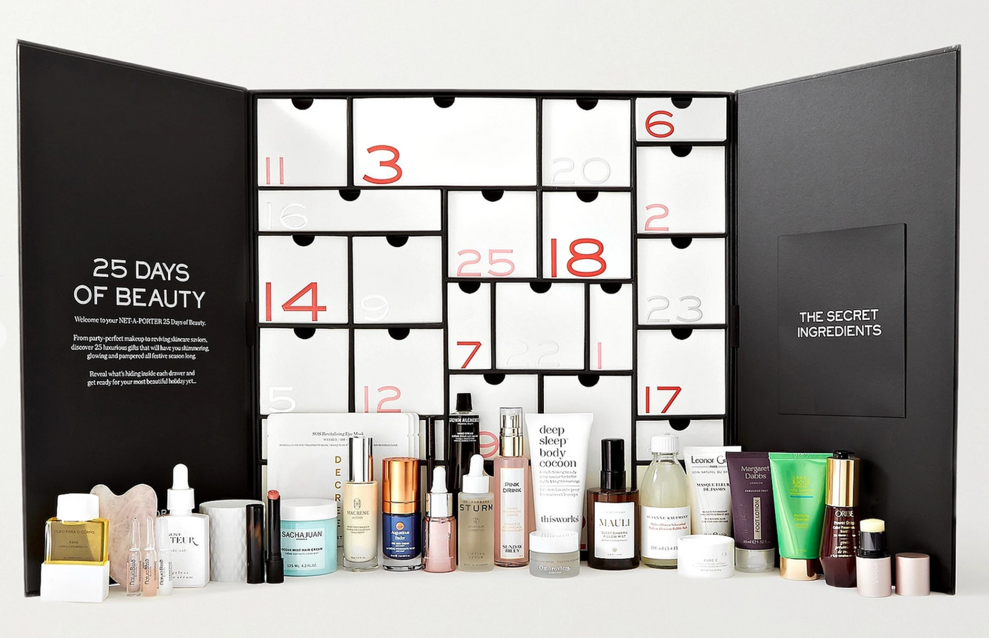 NET-A-PORTER 25 Days of Beauty Advent Countdown To Christmas Calendar 2021 New