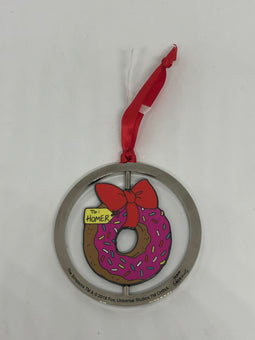 Universal Studios The Simpsons Donut to Home Spinner Metal Ornament New with Tag
