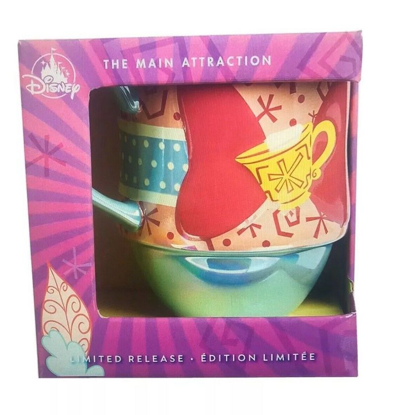 Disney Minnie The Main Attraction Mad Tea Party Mug New with Box