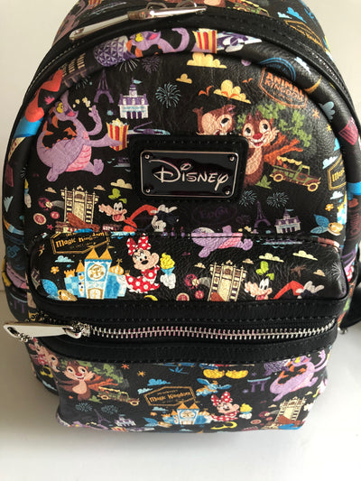 Disney Parks Mickey and Friends Figment Mini Backpack Passholder New with Tags