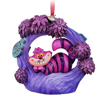 Disney Cheshire Light Up Living Magic Sketchbook Christmas Ornament New With Tag