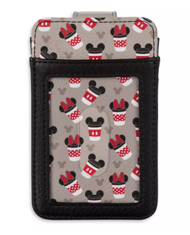 Disney Parks Mickey and Minnie Coffee Cup Credit Card Wallet New with Tags