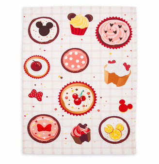 Disney Mickey Cupcake Kitchen Towel New with Tag