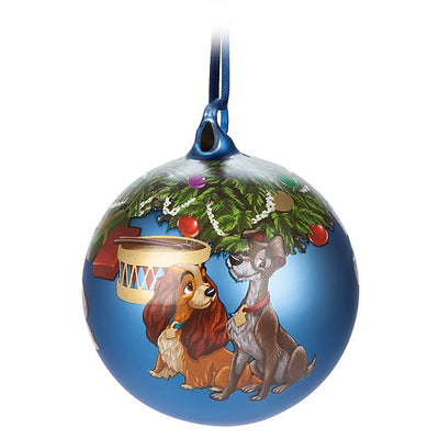 Disney Parks Lady and the Tramp Artist Series Limited Ball Ornament New with Box