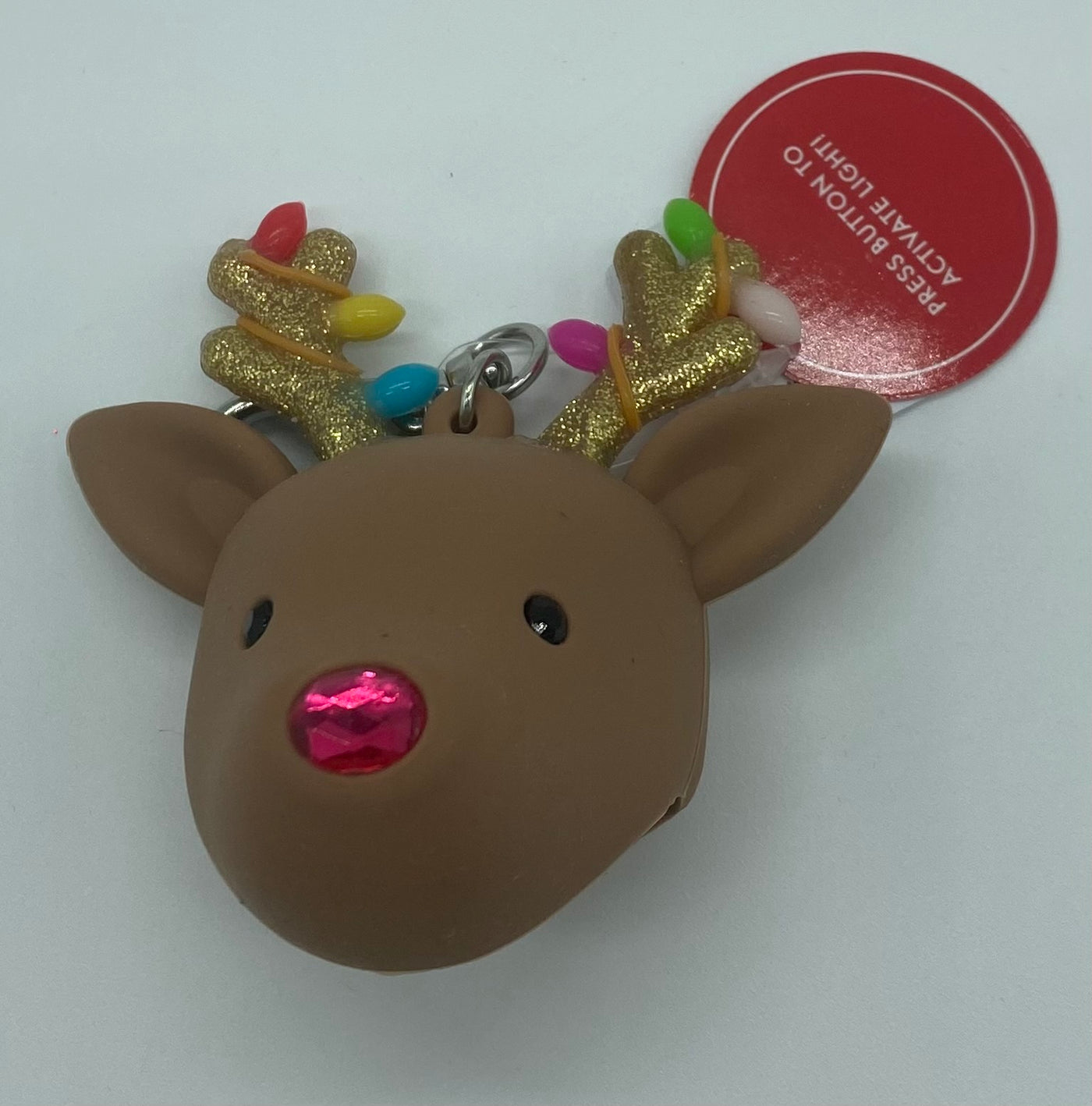 Bath and Body Works Christmas Festive Reindeer Light Up Pocket * Bac Holder New