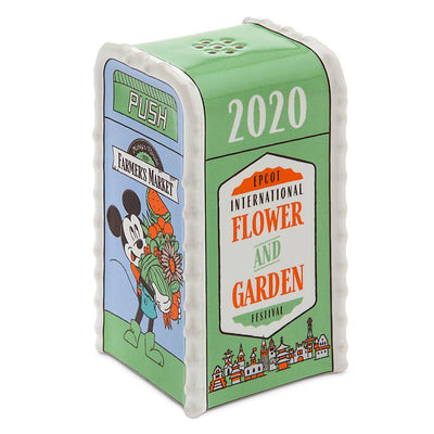 Disney Flower Garden Festival 2020 Mickey Trash Can Salt or Pepper Shaker New