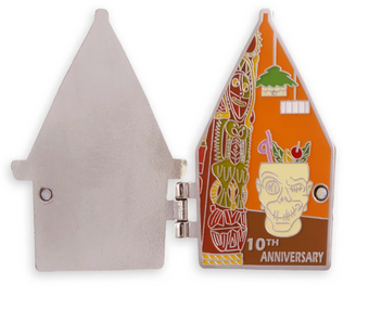 Disney Disneyland Trader Sam's Enchanted Tiki Bar 10th Pin Limited New with Card