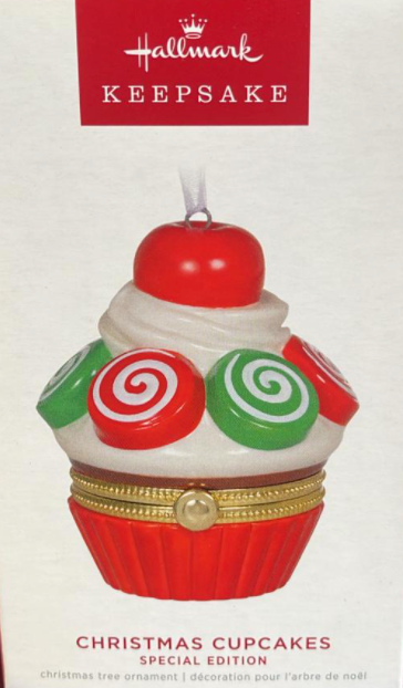 Hallmark 2022 Christmas Cupcakes Special Edition Ornament New With Box