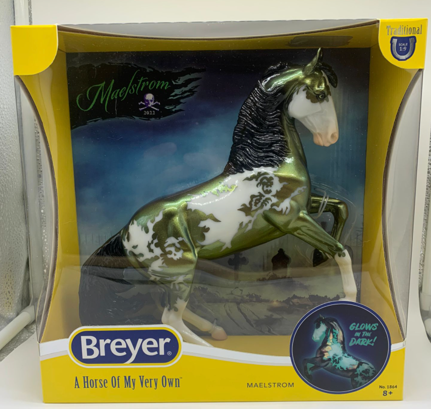 Breyer Horses 2022 Halloween Horse Maelstrom Decorator Limited Glow Dark New