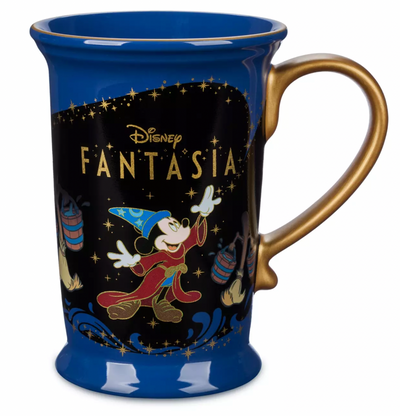 Disney Sorcerer Mickey Magic Brooms Color Changing Fantasia Coffee Mug New