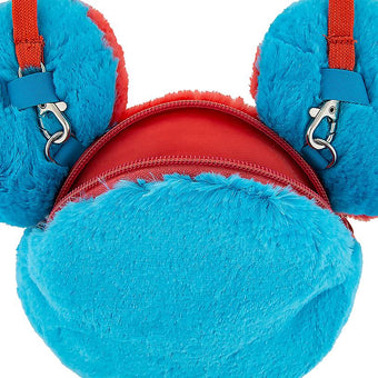 Disney Parks Mickey Icon Plush Crossbody Bag New with Tags