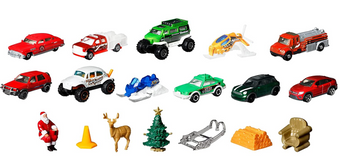 Mattel Matchbox Advent Calendar with 24 Surprises New