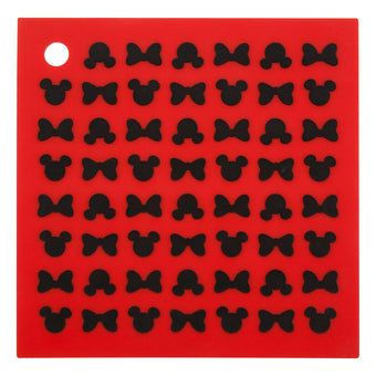 Disney Parks Mickey and Minnie Mouse Icons Colorful Kitchen Silicone Trivet New