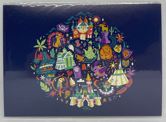 Disney Parks A Walk in the Park by Caley Hicks Postcard Wonderground Gallery New