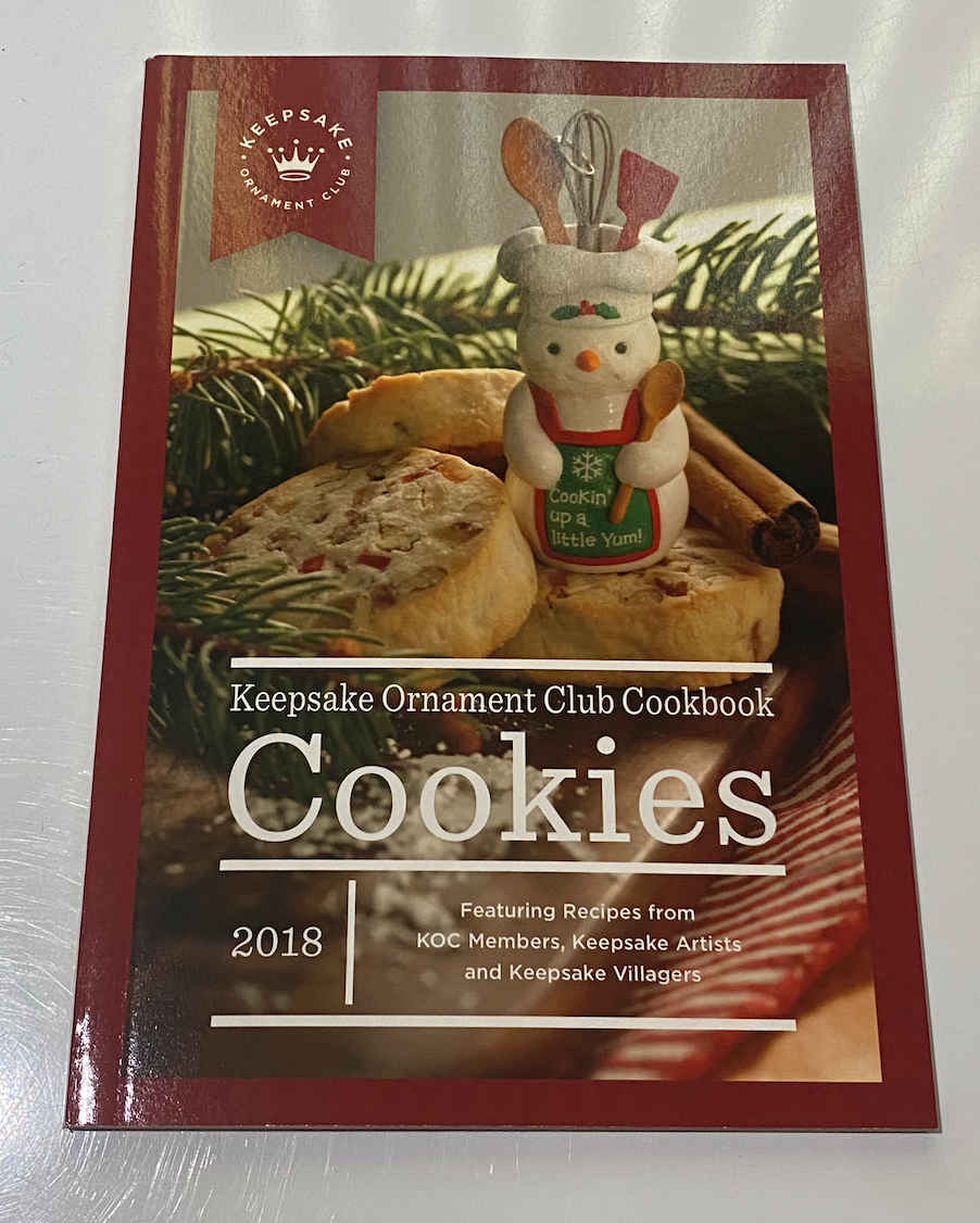 Hallmark Member Exclusive Ornament Club Cookbook 2018 New