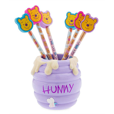 Disney Oh My Disney Winnie the Pooh Pencil and Pencil Holder Set New with Box