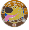 Disney Parks Up Dug Spinner Pin New with Card